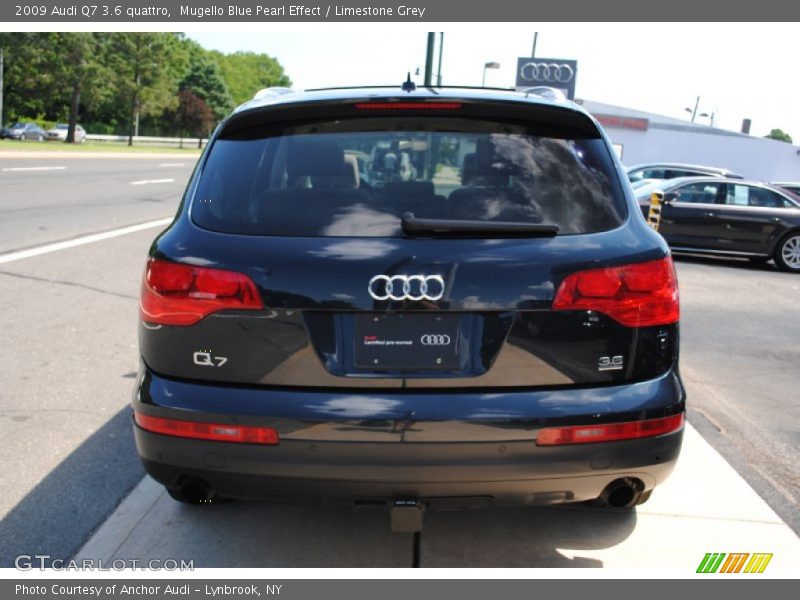 Mugello Blue Pearl Effect / Limestone Grey 2009 Audi Q7 3.6 quattro