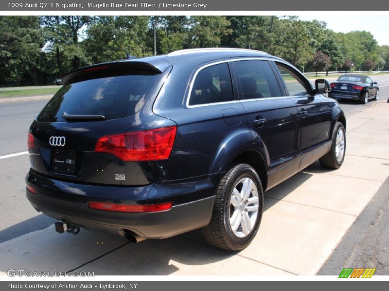 Mugello Blue Pearl Effect / Limestone Grey 2009 Audi Q7 3.6 quattro