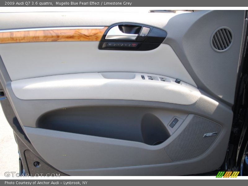 Mugello Blue Pearl Effect / Limestone Grey 2009 Audi Q7 3.6 quattro