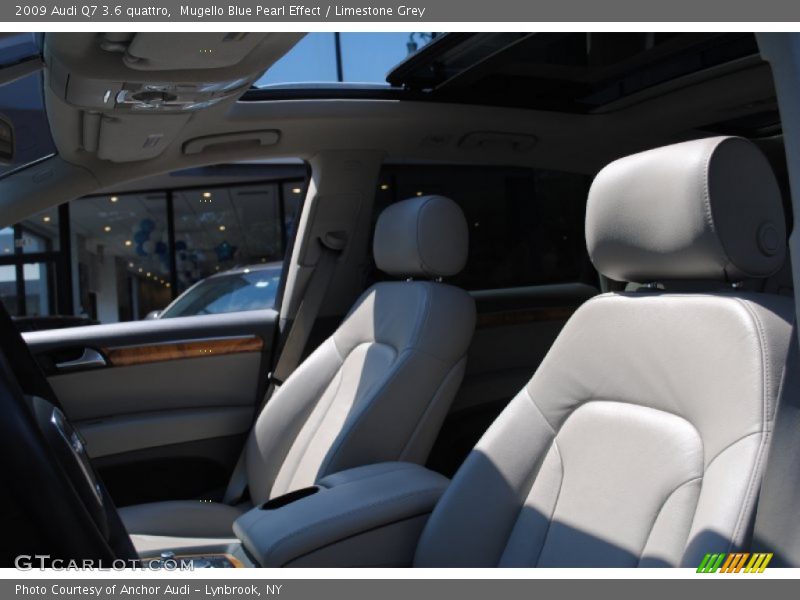 Mugello Blue Pearl Effect / Limestone Grey 2009 Audi Q7 3.6 quattro