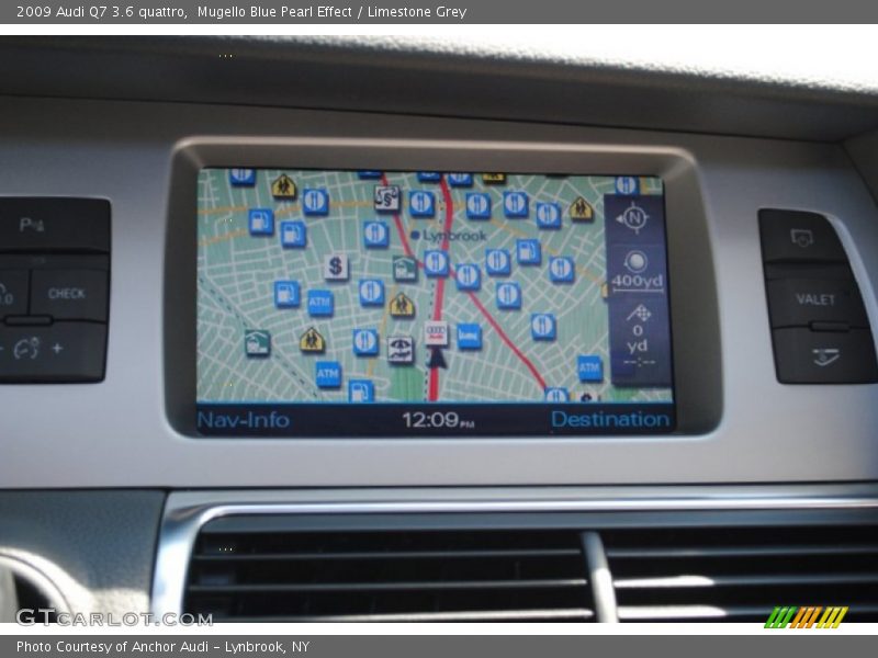 Mugello Blue Pearl Effect / Limestone Grey 2009 Audi Q7 3.6 quattro