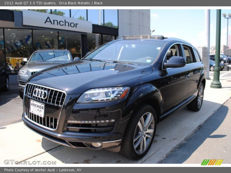 Orca Black Metallic / Black 2012 Audi Q7 3.0 TDI quattro