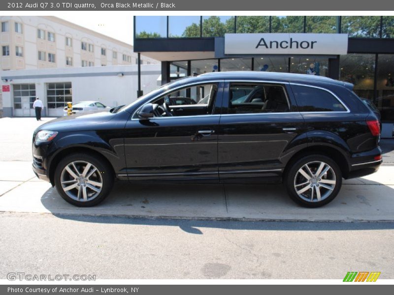 Orca Black Metallic / Black 2012 Audi Q7 3.0 TDI quattro