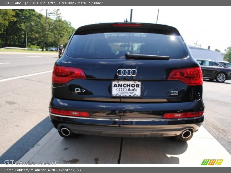 Orca Black Metallic / Black 2012 Audi Q7 3.0 TDI quattro