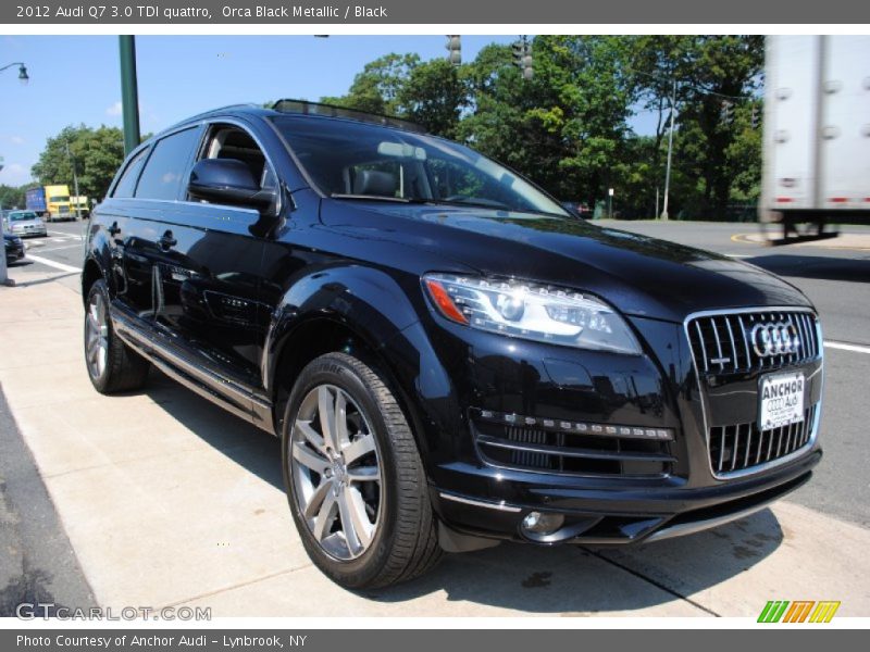 Orca Black Metallic / Black 2012 Audi Q7 3.0 TDI quattro