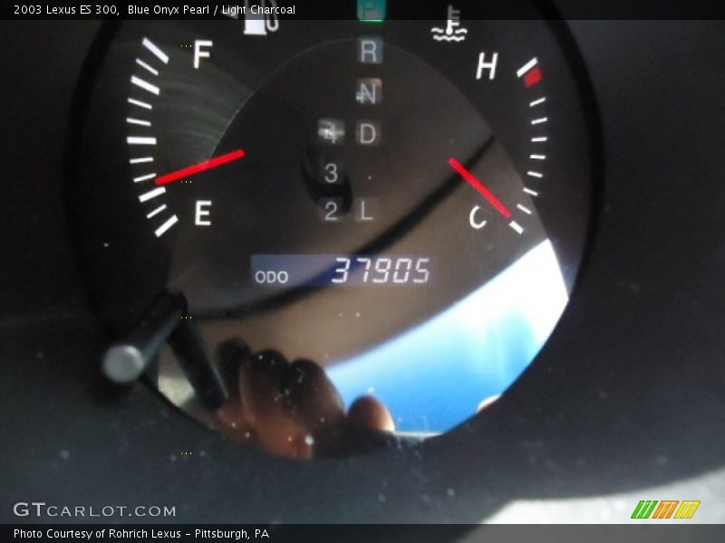 Blue Onyx Pearl / Light Charcoal 2003 Lexus ES 300