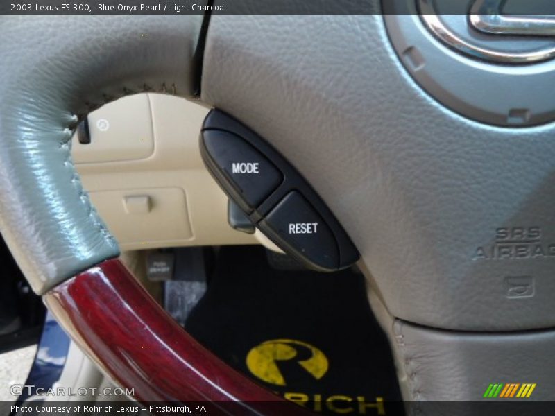 Blue Onyx Pearl / Light Charcoal 2003 Lexus ES 300