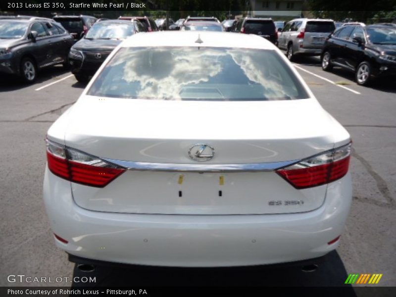 Starfire White Pearl / Black 2013 Lexus ES 350