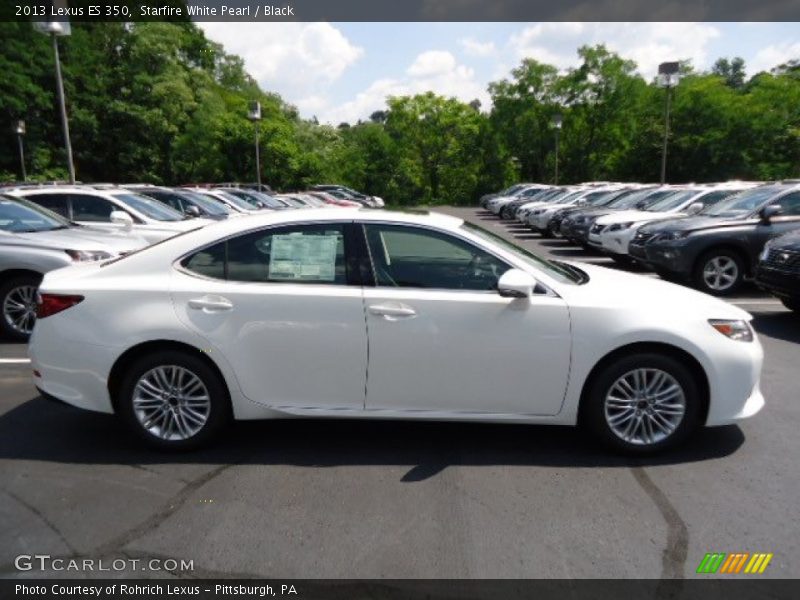 Starfire White Pearl / Black 2013 Lexus ES 350
