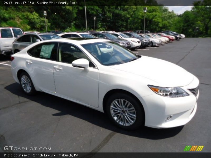 Starfire White Pearl / Black 2013 Lexus ES 350
