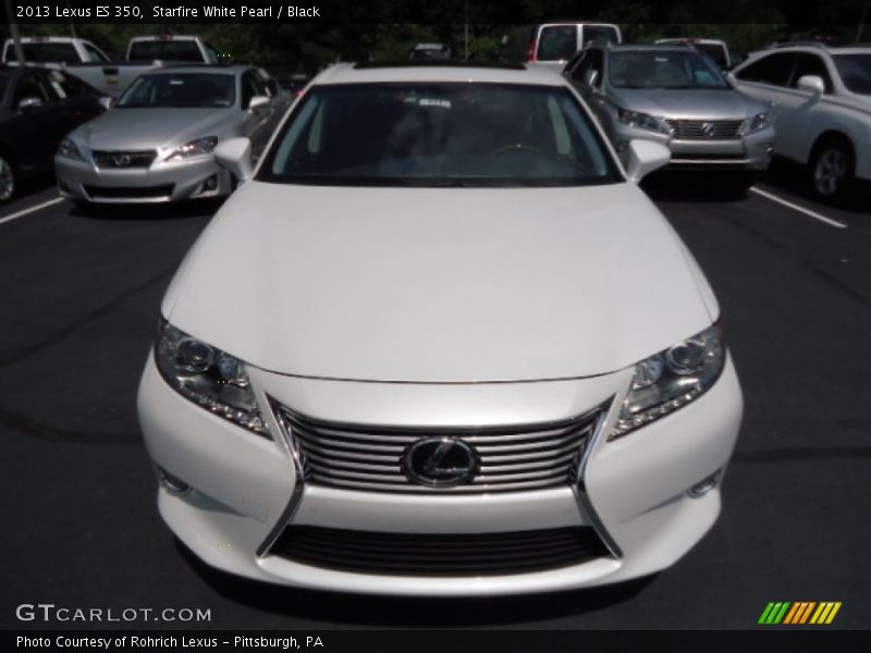 Starfire White Pearl / Black 2013 Lexus ES 350