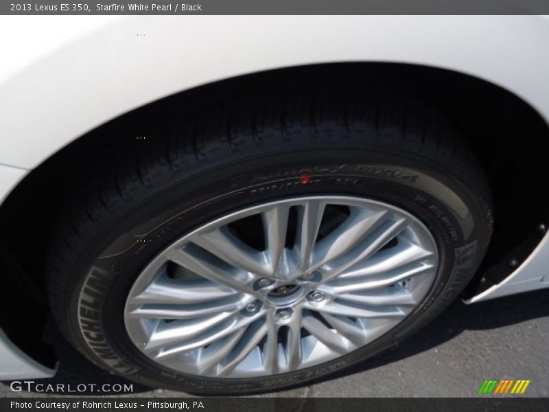 Starfire White Pearl / Black 2013 Lexus ES 350