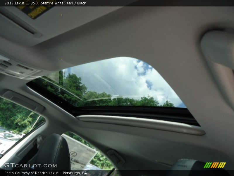 Starfire White Pearl / Black 2013 Lexus ES 350