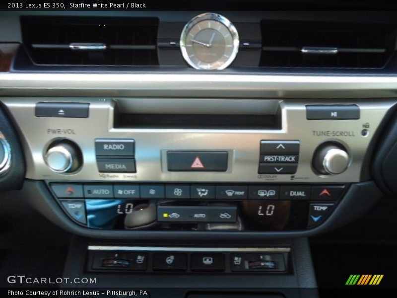 Starfire White Pearl / Black 2013 Lexus ES 350