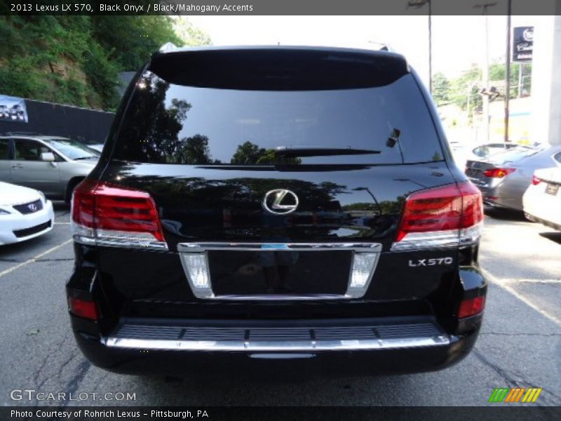 Black Onyx / Black/Mahogany Accents 2013 Lexus LX 570