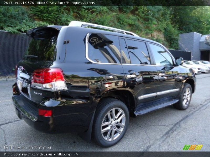 Black Onyx / Black/Mahogany Accents 2013 Lexus LX 570