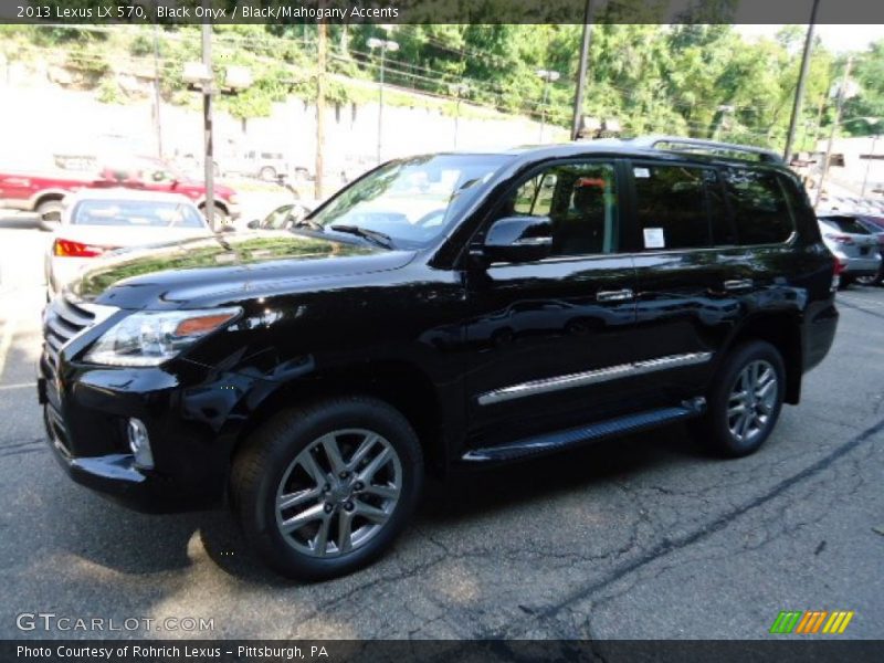 Black Onyx / Black/Mahogany Accents 2013 Lexus LX 570
