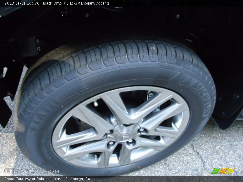 Black Onyx / Black/Mahogany Accents 2013 Lexus LX 570