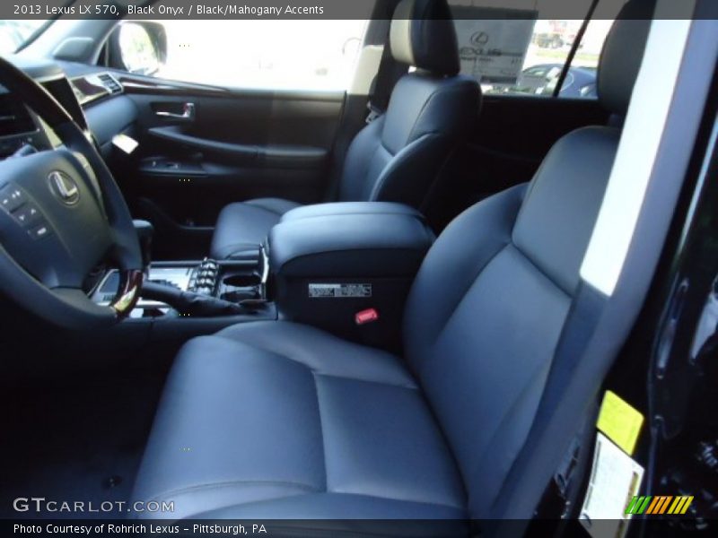 Black Onyx / Black/Mahogany Accents 2013 Lexus LX 570