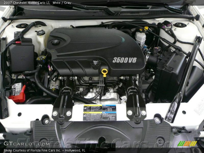 White / Gray 2007 Chevrolet Monte Carlo LS