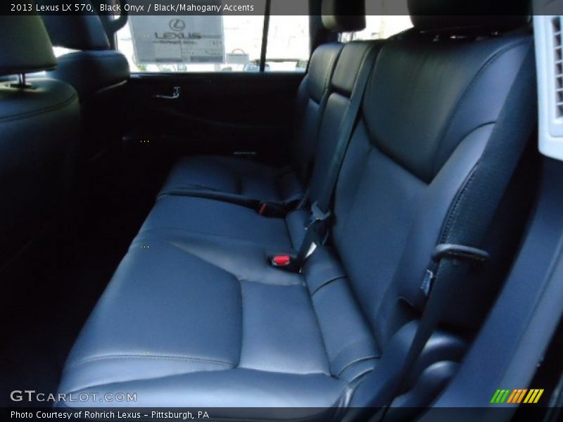 Black Onyx / Black/Mahogany Accents 2013 Lexus LX 570