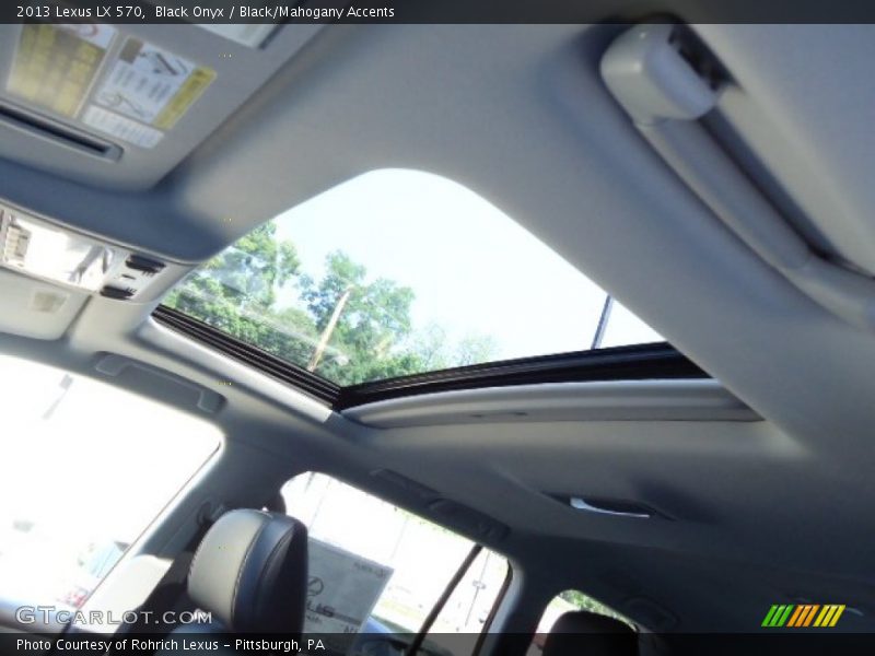 Sunroof of 2013 LX 570