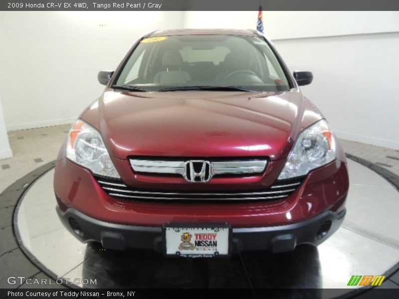 Tango Red Pearl / Gray 2009 Honda CR-V EX 4WD