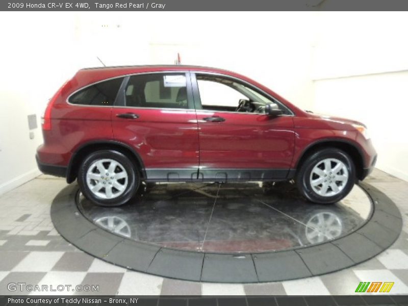 Tango Red Pearl / Gray 2009 Honda CR-V EX 4WD