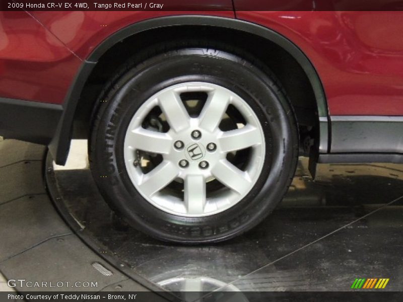 Tango Red Pearl / Gray 2009 Honda CR-V EX 4WD
