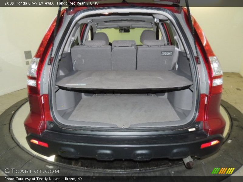 Tango Red Pearl / Gray 2009 Honda CR-V EX 4WD