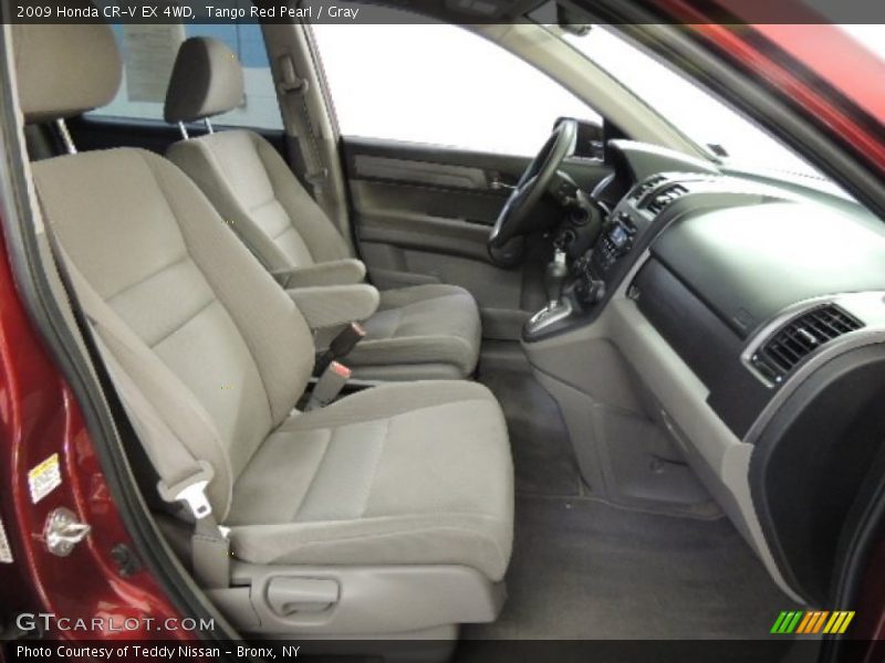 Tango Red Pearl / Gray 2009 Honda CR-V EX 4WD
