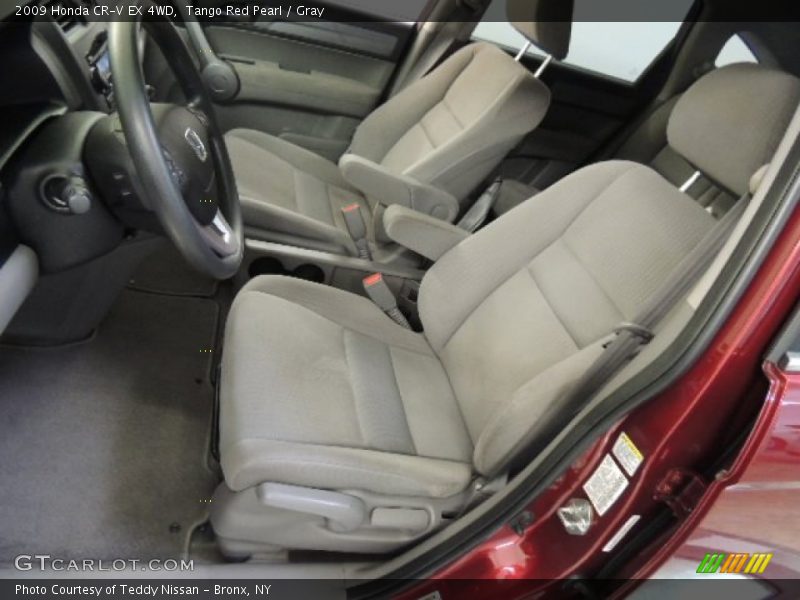 Tango Red Pearl / Gray 2009 Honda CR-V EX 4WD