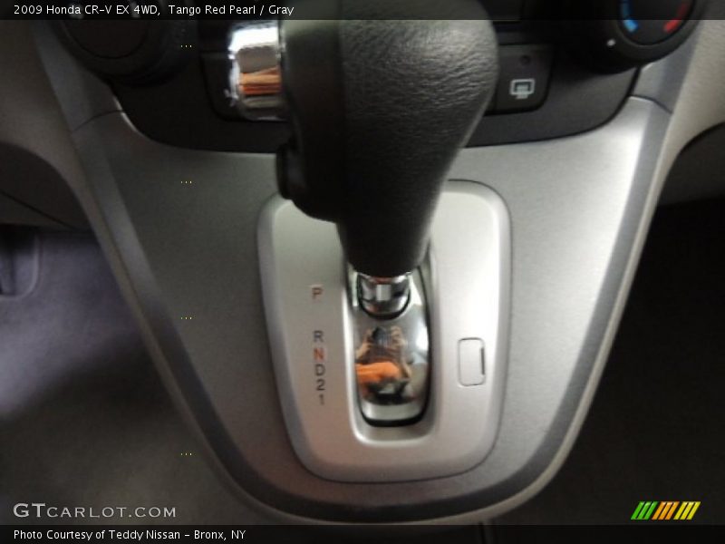 Tango Red Pearl / Gray 2009 Honda CR-V EX 4WD