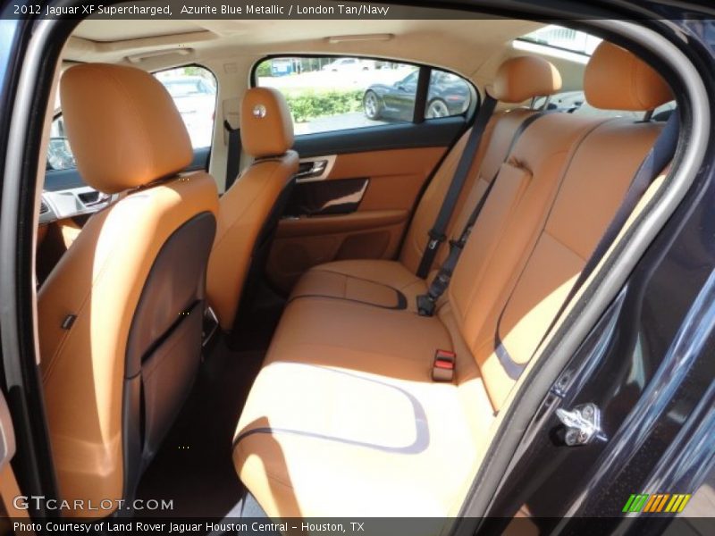 Azurite Blue Metallic / London Tan/Navy 2012 Jaguar XF Supercharged