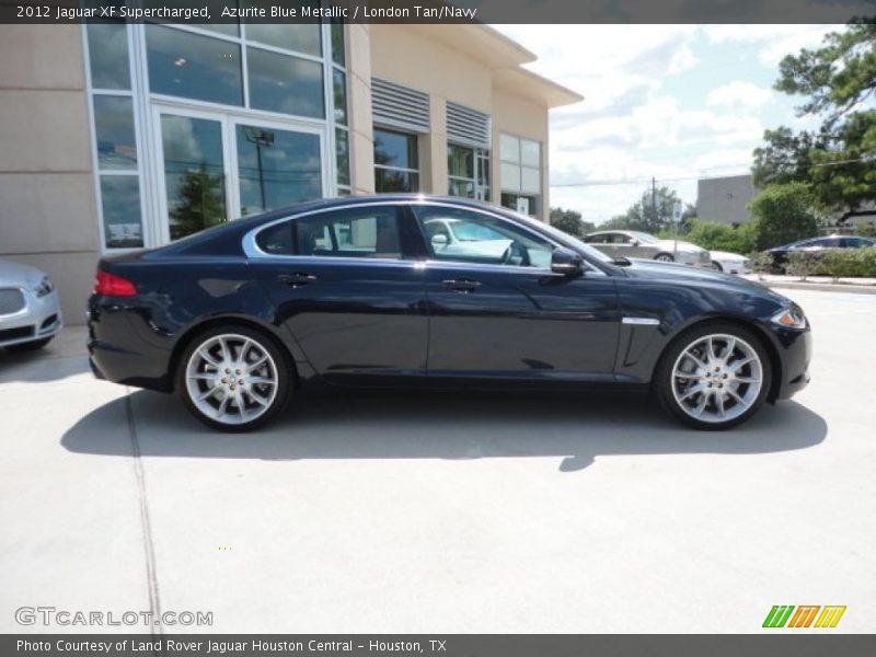  2012 XF Supercharged Azurite Blue Metallic