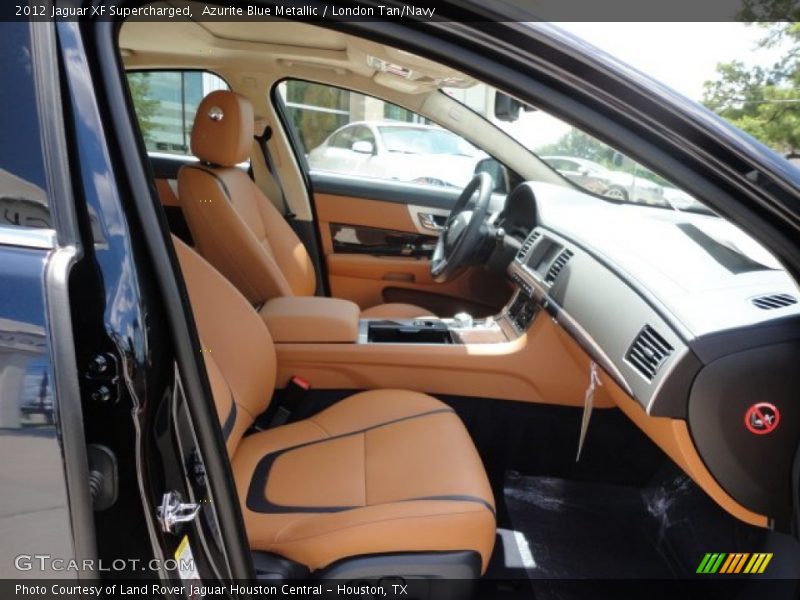  2012 XF Supercharged London Tan/Navy Interior