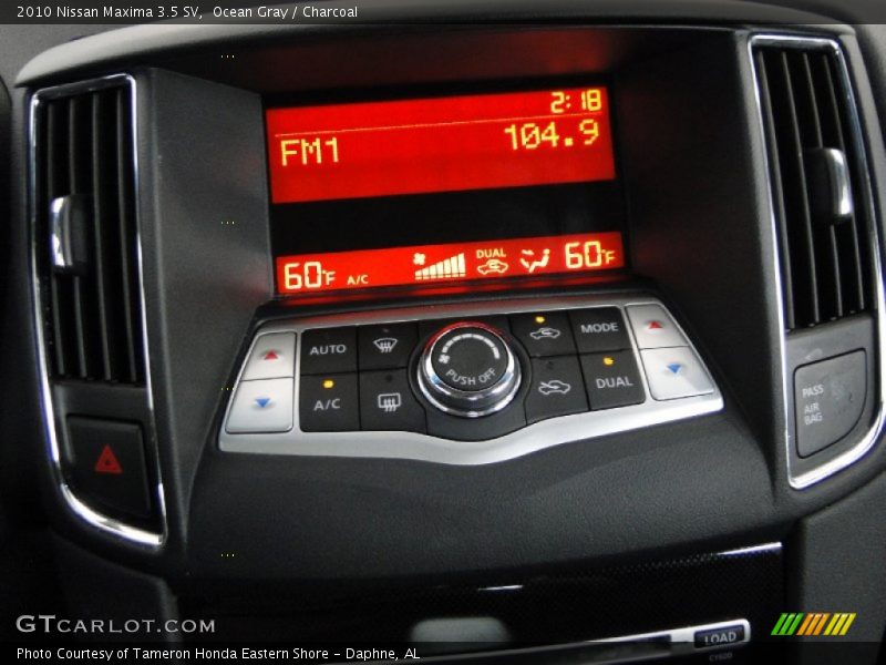 Ocean Gray / Charcoal 2010 Nissan Maxima 3.5 SV
