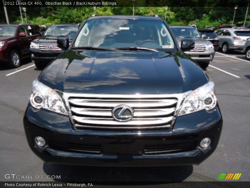 Obsidian Black / Black/Auburn Bubinga 2012 Lexus GX 460