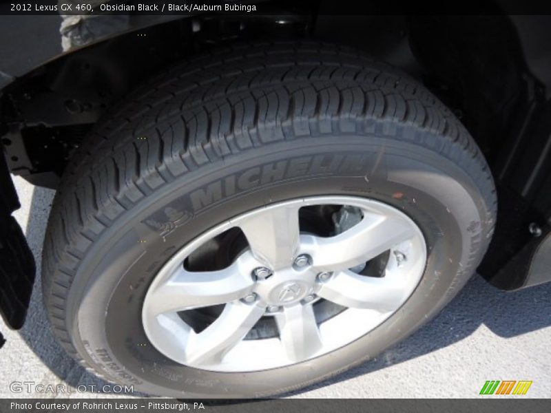 Obsidian Black / Black/Auburn Bubinga 2012 Lexus GX 460