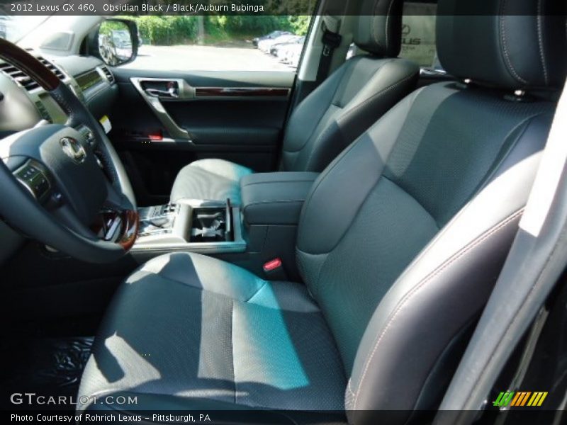 Obsidian Black / Black/Auburn Bubinga 2012 Lexus GX 460