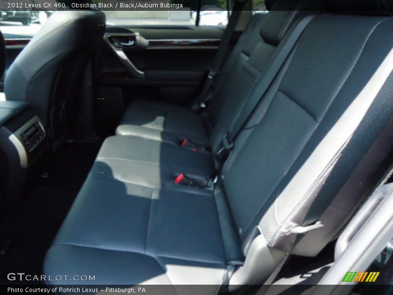 Obsidian Black / Black/Auburn Bubinga 2012 Lexus GX 460