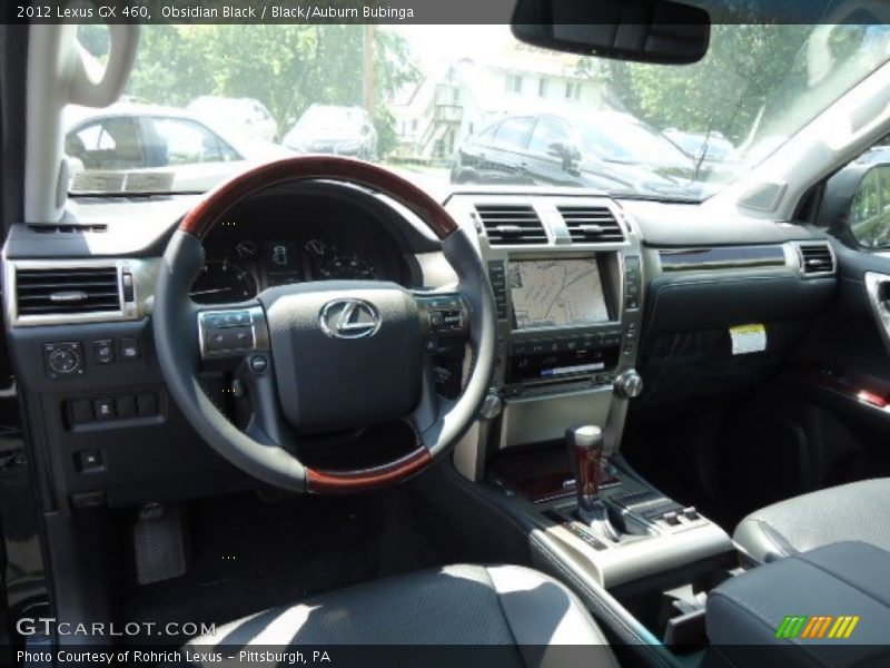 Obsidian Black / Black/Auburn Bubinga 2012 Lexus GX 460