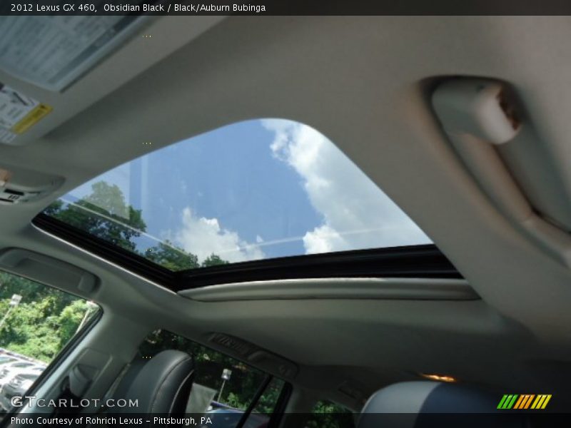 Obsidian Black / Black/Auburn Bubinga 2012 Lexus GX 460