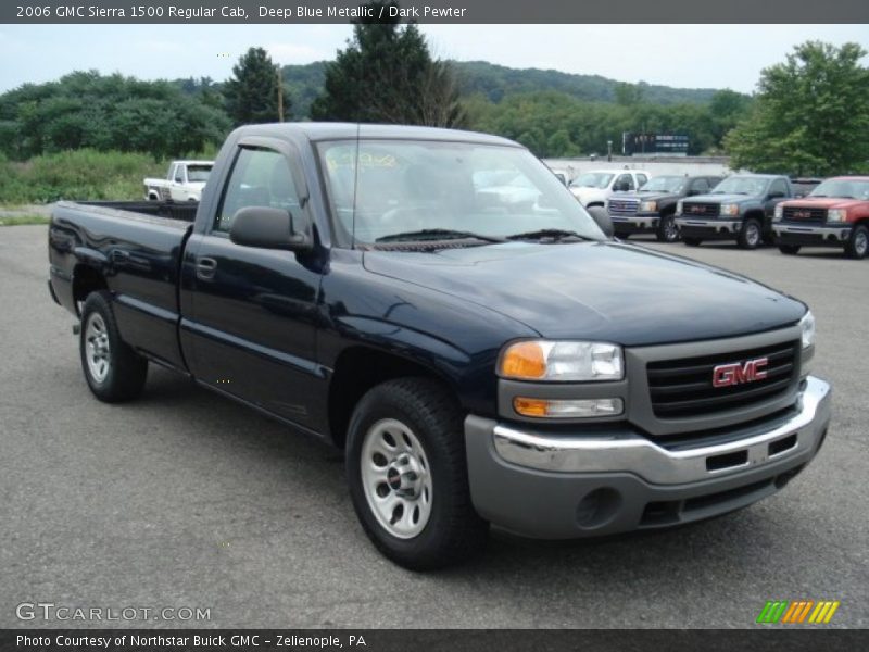 Deep Blue Metallic / Dark Pewter 2006 GMC Sierra 1500 Regular Cab