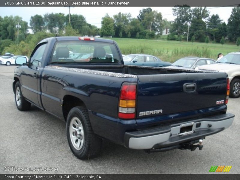 Deep Blue Metallic / Dark Pewter 2006 GMC Sierra 1500 Regular Cab