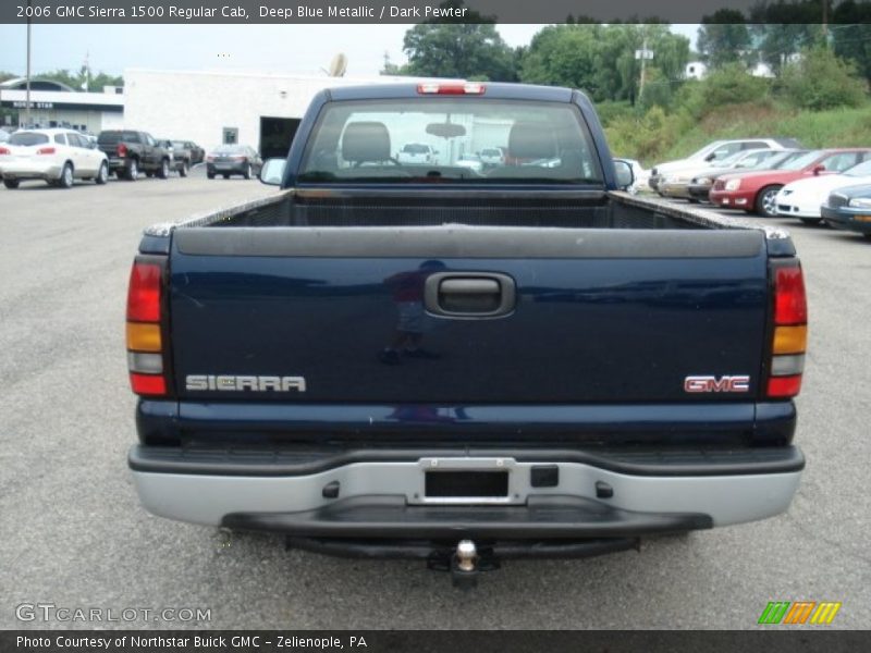 Deep Blue Metallic / Dark Pewter 2006 GMC Sierra 1500 Regular Cab