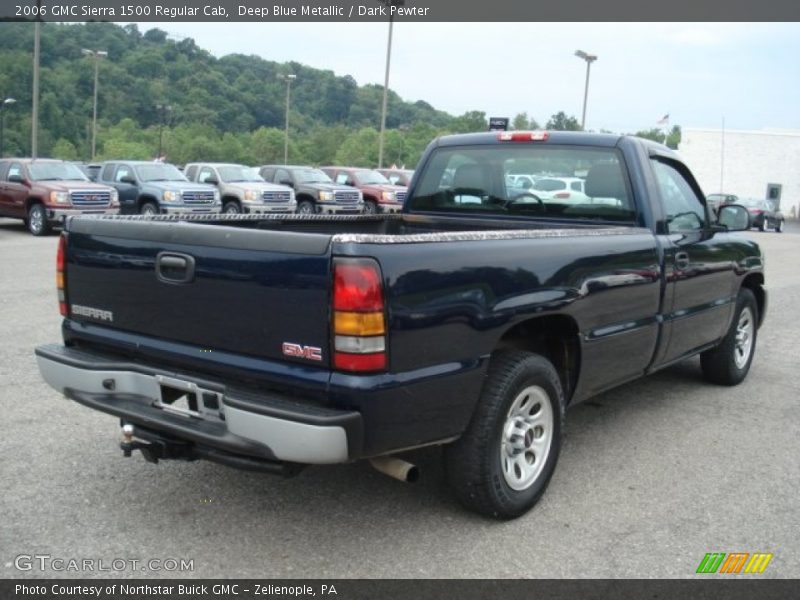 Deep Blue Metallic / Dark Pewter 2006 GMC Sierra 1500 Regular Cab