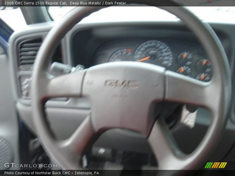 Deep Blue Metallic / Dark Pewter 2006 GMC Sierra 1500 Regular Cab