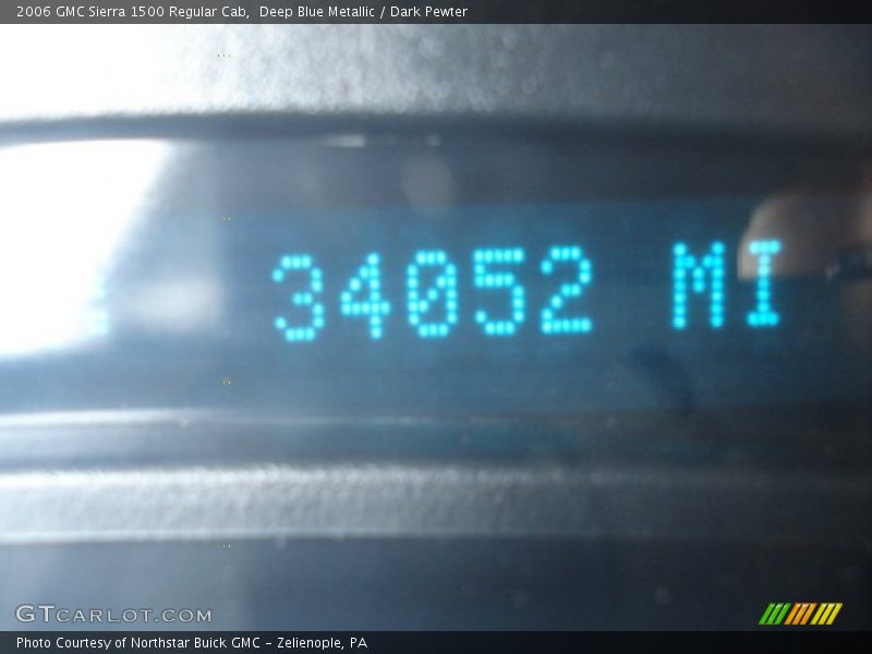 Deep Blue Metallic / Dark Pewter 2006 GMC Sierra 1500 Regular Cab