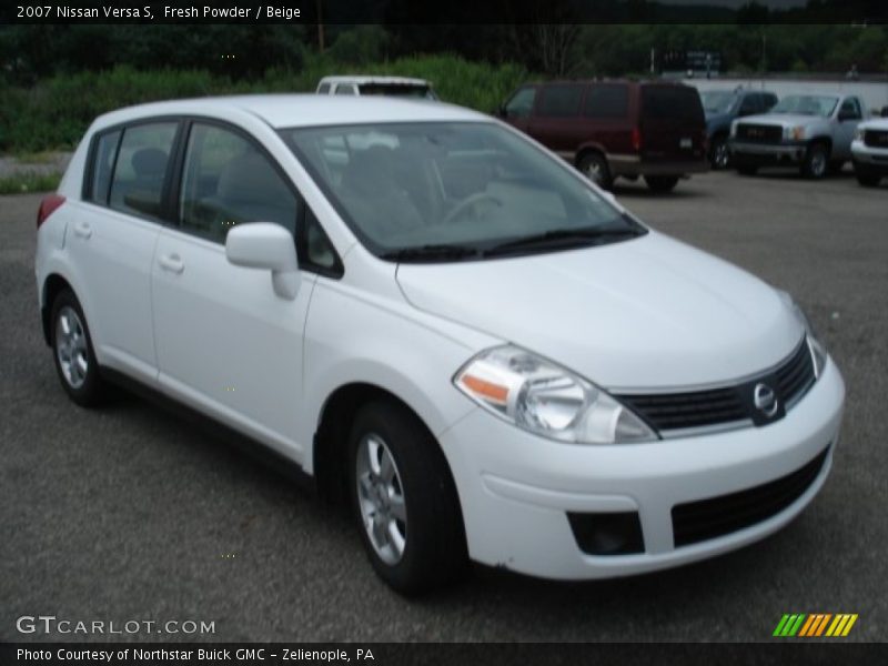 Fresh Powder / Beige 2007 Nissan Versa S